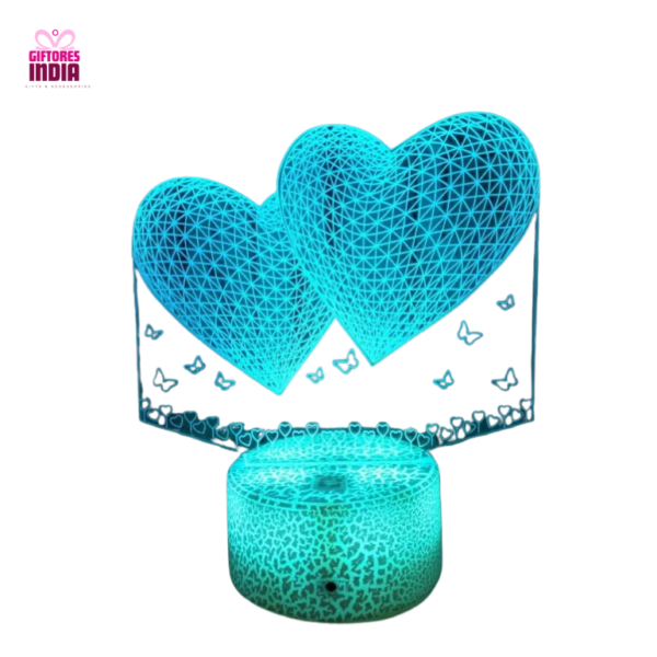 3D LED Personalised Anniversary Lamp | Anniversary Gifts