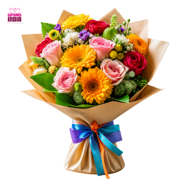 An Exotic Mixed Flower Arrangement