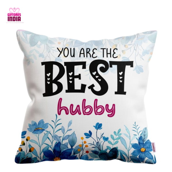 Best Hubby Cushion | Anniversary Gift