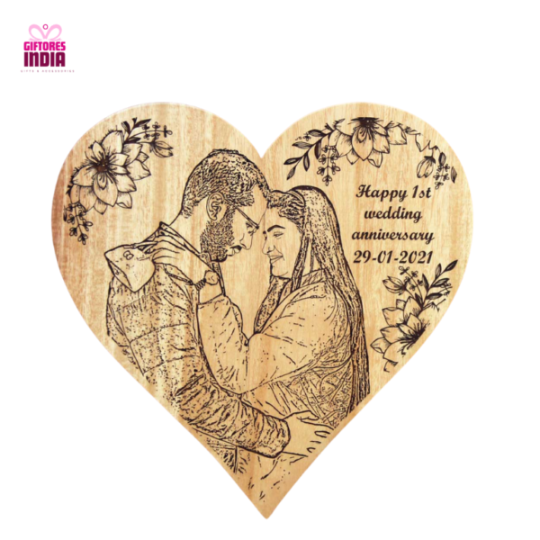 Best Wedding Anniversary Gifts ideas – Personalised Wooden Plaque