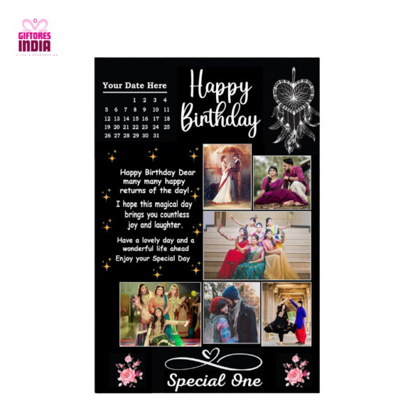 Birthday Star Personalized Calendar
