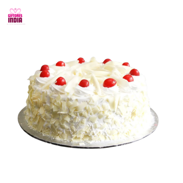 Birthday White Forest Cake