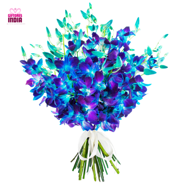 Blue Orchid Flower Bouquet