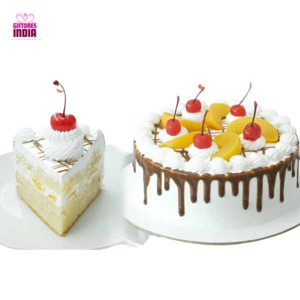 Cherry Topped Mango Cake