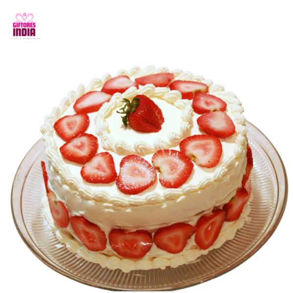Creamy Rich Strawberry Cake