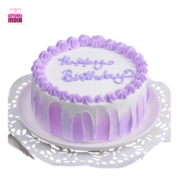 Designer Vanilla Cake for Birthday