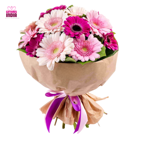 Exotic Gerbera Flower Bouquet