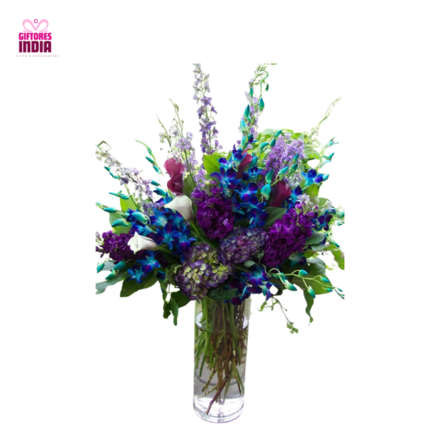 Eye-Catching Orchids with Tuberose Arrangement
