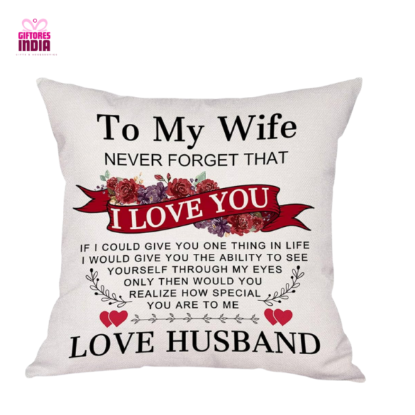 Forever & Always Printed Cushion