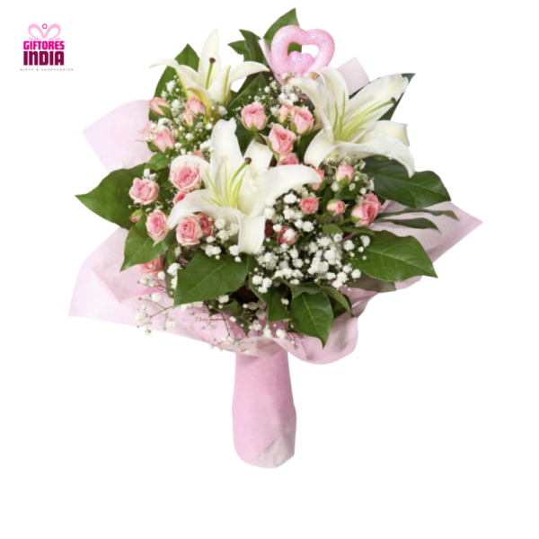 Graceful Mixed Flower Bouquet