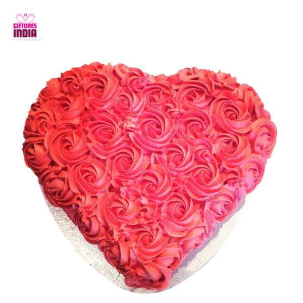 Hearty Rose Cake