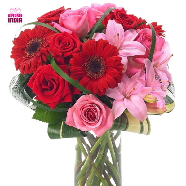 Mix Roses and Gerbera Magic