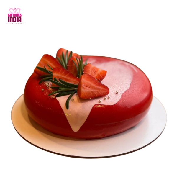 Pearly Strawberry Cake