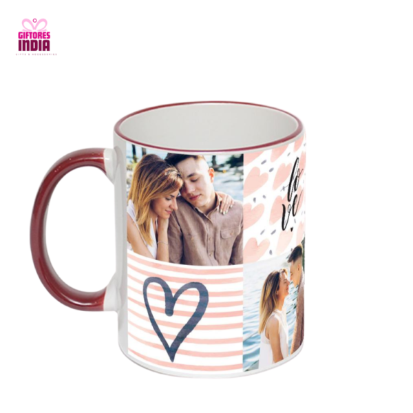 Personalised Love Black Ceramic Mug