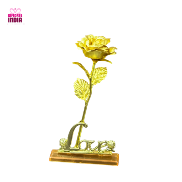 Personalized Golden Rose