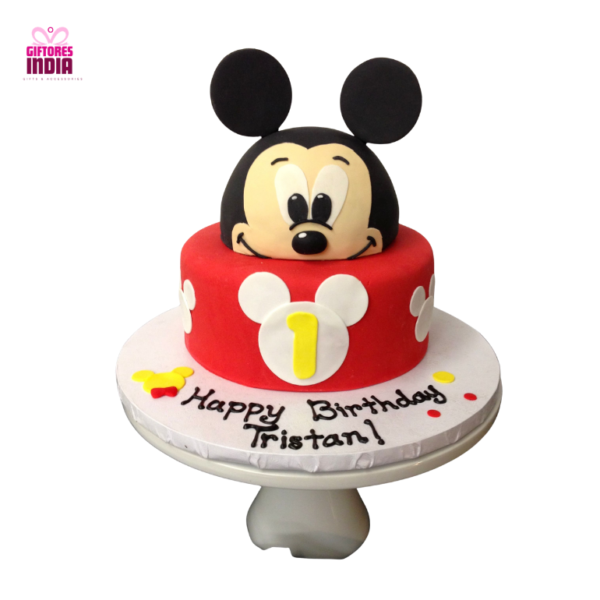 Personalized Mickey Mouse Cake for kids