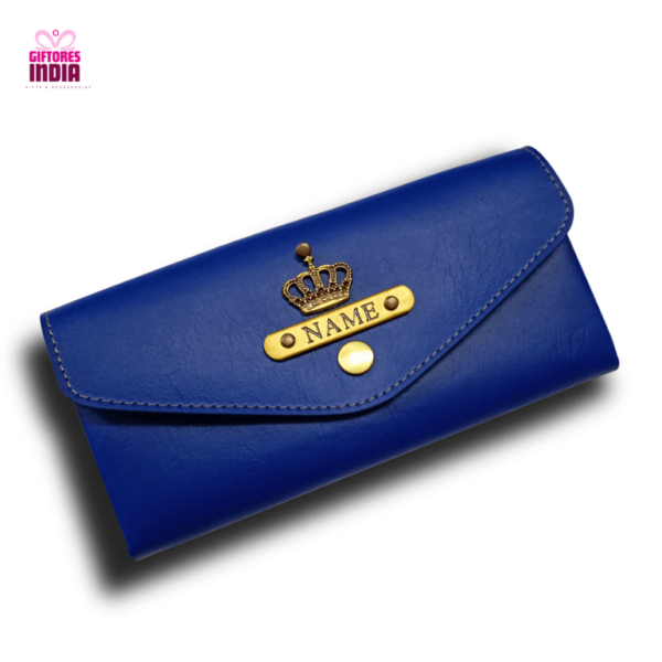 Personalized Wallet for Her (3 Fold, Grey) - Unique Anniversary Gifts
