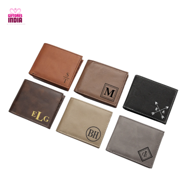 Personalized Wallet For Men (Pure Leather, Maroon) - Anniversary Gifts for Him