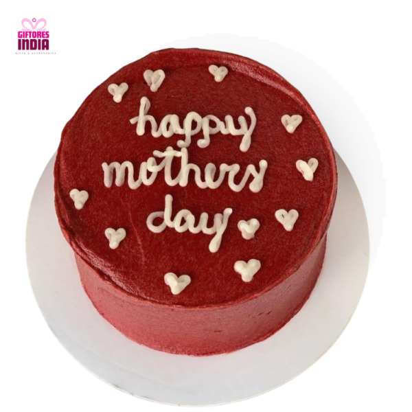 Sumptuous Red Velvet Chocolate Cake for Mothers Day