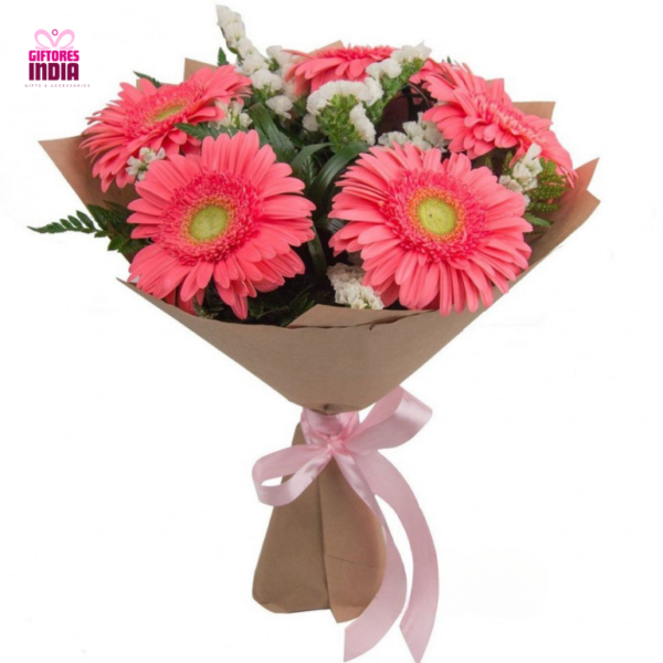 Vibrant Gerberas Bouquet